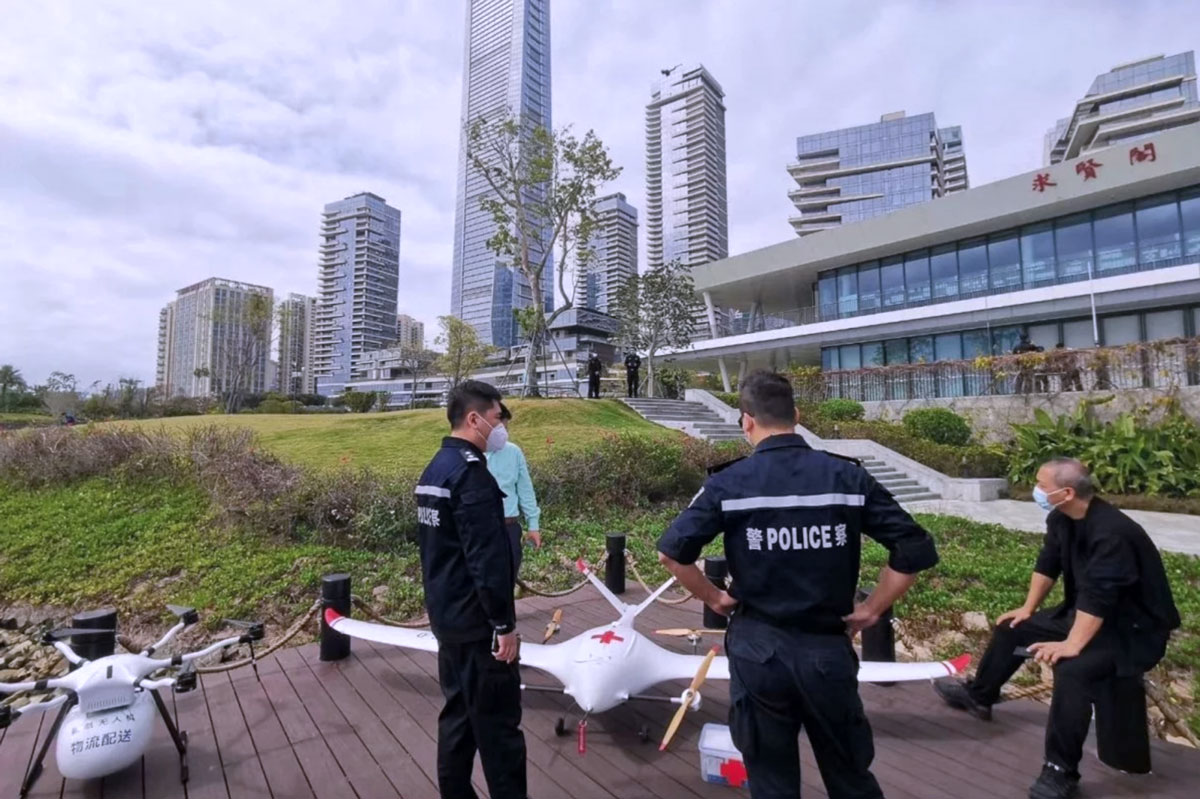 Shenzen Police Drone for Medical Supplies