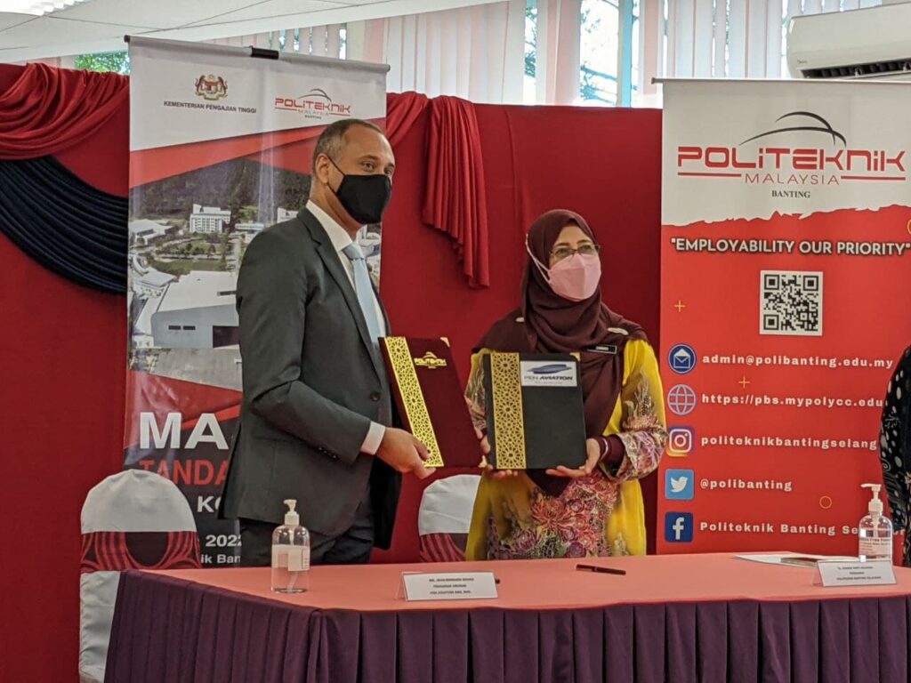 Pen Aviation Partnership with Politeknik Banting Selangor (PBS)